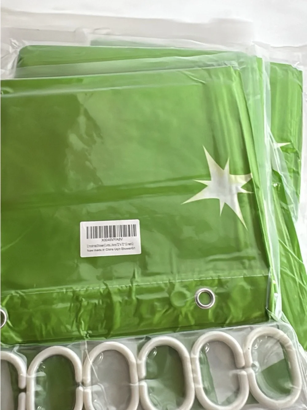 Holiday Grinch Shower Curtain - Green and Red